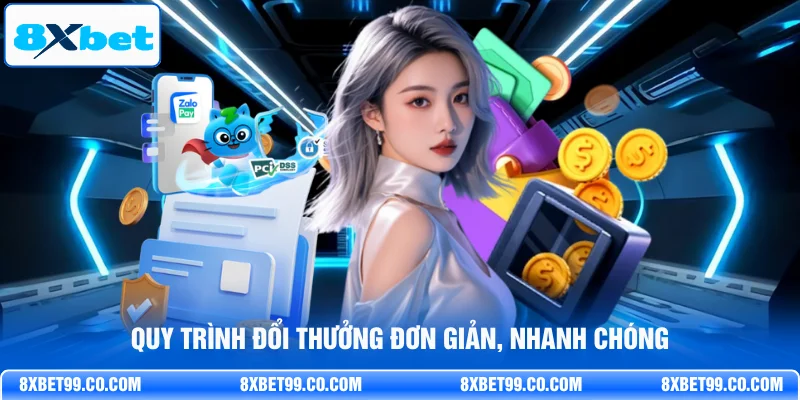 Quy trình đổi thưởng đơn giản, nhanh chóng